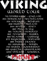 Viking World Tour Freizeitjacke Wikinger Jacke Vikings Heiden