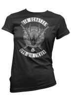 Wir sch&uuml;tzen was wir lieben - Ladyshirt Wikinger...