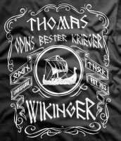 Odins bester Krieger Tshirt individuell personalisiert...