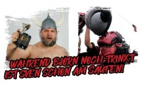 W&auml;hrend Bj&ouml;rn noch trinkt Sweatshirt Pullover...