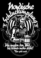 Nordische Schluckimpfung Herren Tshirt Viking Met Wirrus...