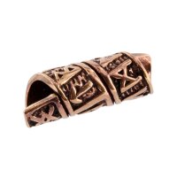 Runenband Bronze mit Lederkette