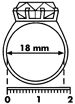 Offener Runenring Runar BRONZE