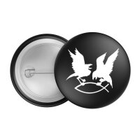 Raben und Fisch - Button