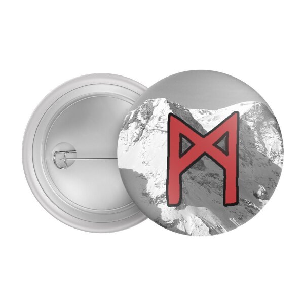 Rune Mannaz - Button