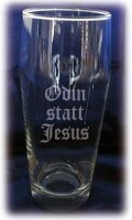 Odin statt Jesus - Bierglas