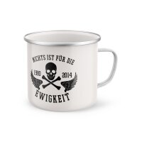 Emaille Becher NIFDE Tasse Outdoor