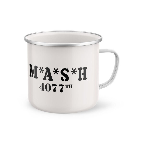 Emaille Becher MASH 4077 Tasse 1 Outdoor
