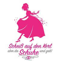 Schei&szlig; auf den Kerl JGA - Ladyshirt Junggesellinen JGA Weibertour Abschied