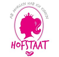 Ab morgen hab ich einen Hofstaat - JGA DamenShirt Junggesellinen Hochzeit