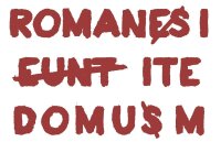 Romani Ite Domum Herren Tshirt Brian R&ouml;mer geht nach Hause
