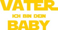 Vater ich bin dein Baby Strampler Baby Body kurzarm