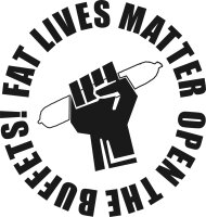 Fat Lives Matter . Open the Buffets! Herren Tshirt Spasshirt