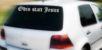 Aufkleber "Odin statt Jesus"  gro&szlig;...