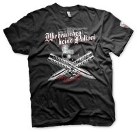 B&ouml;se Menschen Wir brauchen keine Polizei Herren Tshirt