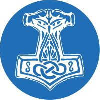 Kennzeichenaufkleber Thorhammer 1 4 St&uuml;ck