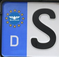 Kennzeichenaufkleber Adler Deutschland 4 St&uuml;ck
