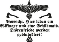 Blutadler Aufkleber