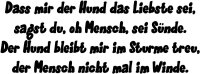 Dass mir der Hund das Liebste sei - Aufkleber Auto Camping