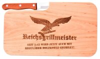 Reichsgrillmeister 2 Brotzeitbrett Geschenkidee Grillen