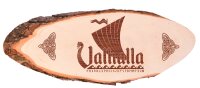 Viking Ship Valhalla Runen Holzrindenscheibe Odin Tyr...