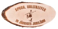 Jubil&auml;ums Holzschild Fussball Wunschname