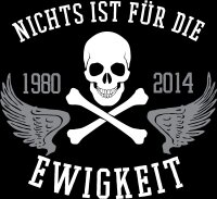 Duschtuch Nichts ist f&uuml;r die Ewigkeit Microfaser