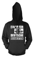 Ein Herz f&uuml;r deutsche Raubkatzen Herren Hoodie...