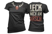 Frei&B&ouml;se Leck mich am Arsch Damen Tshirt