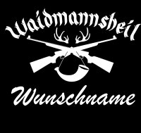 Waidmannsheil Whiskyglas mit Wunschname