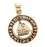 Kleiner Wikinger-Anh&auml;nger VEGVISIR &Oslash; 1.9 cm...
