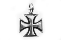 Schmuck Anh&auml;nger EISERNES KREUZ 2,4 cm Vintage Silber