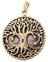 Schmuck Anh&auml;nger FEARN 3.4 cm Baum des Lebens Bronze