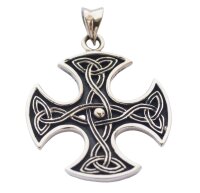 Schmuck Anh&auml;nger CELTIC CROSS &Oslash; 2.9 cm Bronze