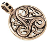 Schmuck Anh&auml;nger DEVYN &Oslash; 3.1 cm Triskele...