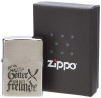 ZIPPO Sturmfeuerzeug Auf alte G&ouml;tter und gut Freunde