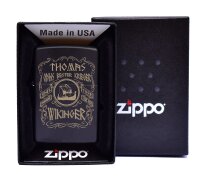 ZIPPO Sturmfeuerzeug schwarz Odins bester Krieger mit...