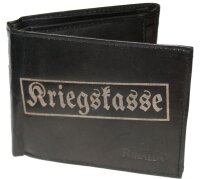 Kriegskasse - Herrengeldb&ouml;rse Rindleder