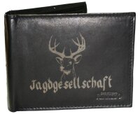 Jagdgesellschaft- Herrengeldb&ouml;rse Rindleder