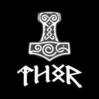 Harrington Jacke THOR Odin Wotan Thor Mj&ouml;lnir Viking...