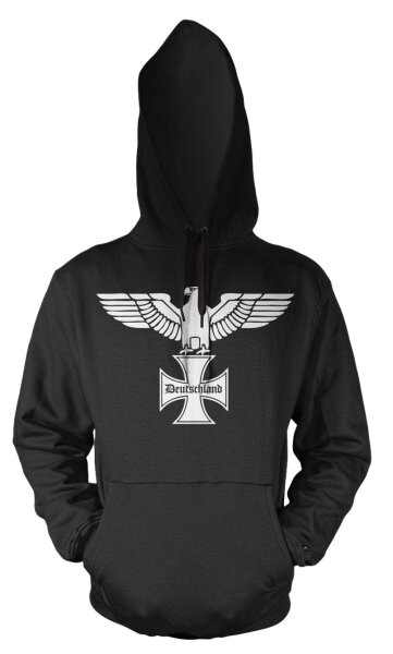 Adler Deutschland EK Kapuzensweat Hoodie Deutsches Reich Wehrmacht