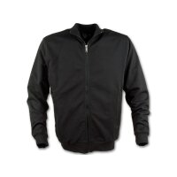 Sweatjacke Freizeitjacke Schwarz-3XL
