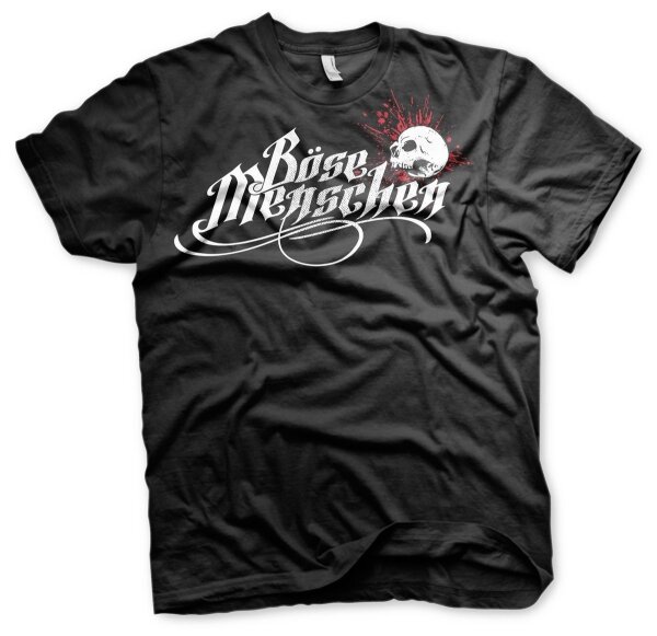 B&ouml;se Menschen Logo -Tshirt Hool Biker MC Onepercenter Deutschrock