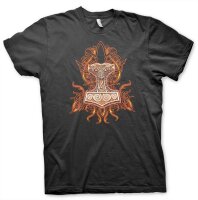 Zu richten den Feind - Tshirt Thorhammer Mj&ouml;lnir...
