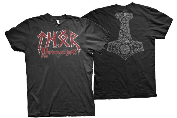 Thor Donngergott G&ouml;tterhammer  Herren Tshirt M