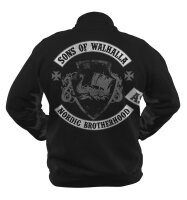 Viking Crew Asgard Jacke MC Brotherhood Nordic Thor...