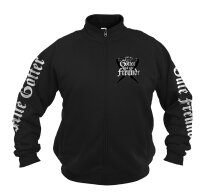 B&ouml;se Menschen - Freizeitjacke Auf alte G&ouml;tter  gute Freunde frei b&ouml;se Wikinger 3XL